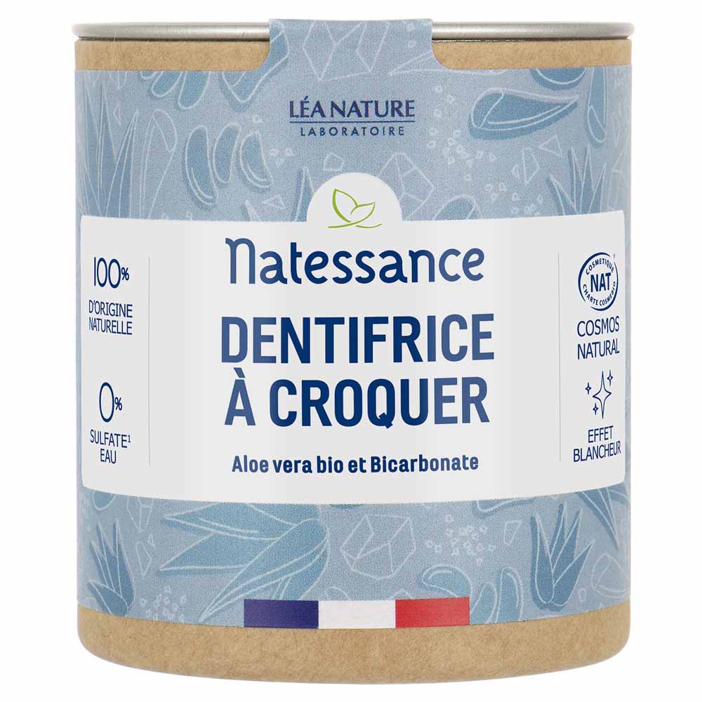 Natessance Dentifrice à Croquer Blancheur 52g