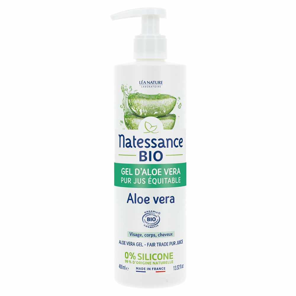 Natessance Gel dAloe vera Pur jus Equitable Bio 400ml