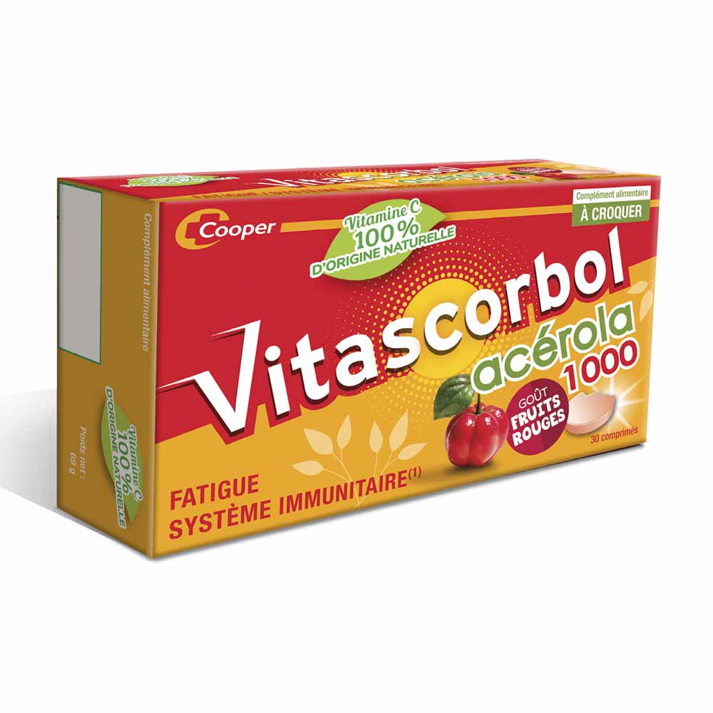 Vitascorbol Acérola Fatigue 30 comprimés