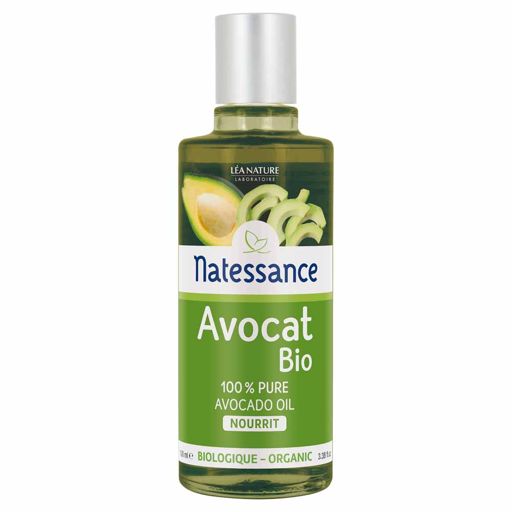 Natessance Huile D'avocat Bio Huile Pure Nourrit 100ml