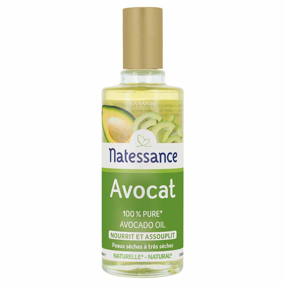 NATESSANCE HUILE D'AVOCAT PEAUX SECHES 50ML