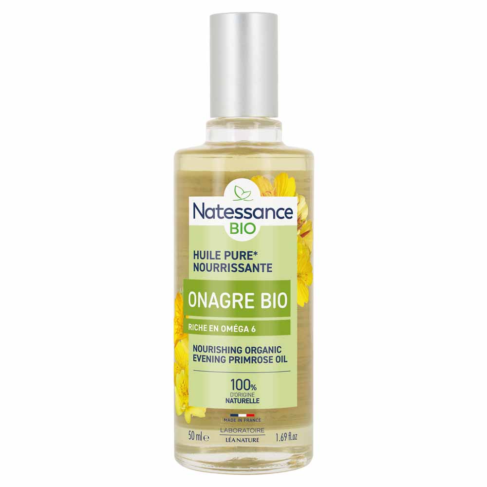 Natessance Huile D'onagre Bio Huile Pure Adoucit 50ml