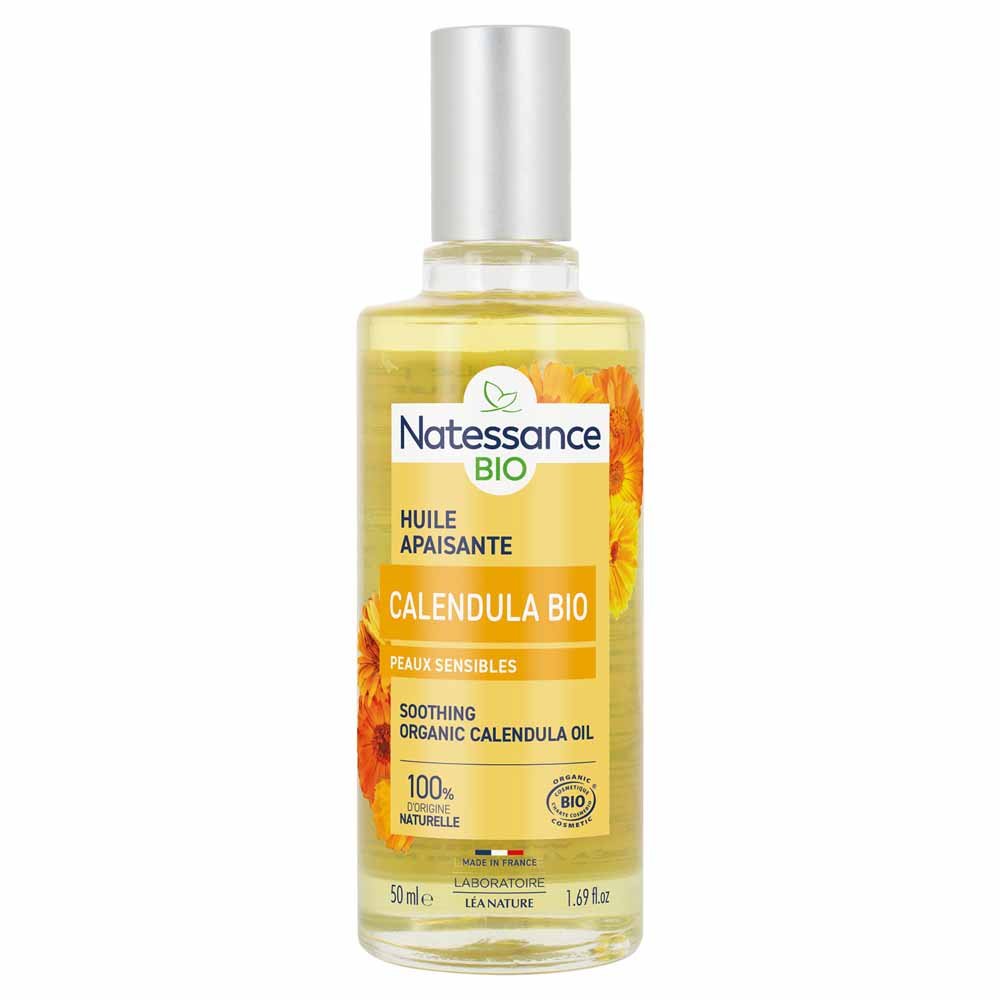 Natessance Huile De Calendula Peaux Sensibles Bio 50ml