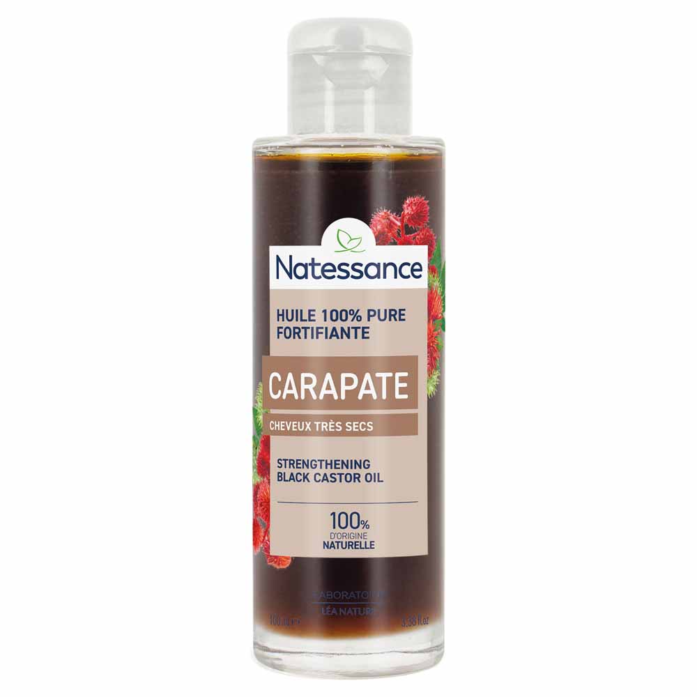 Natessance Huile De Carapate Noire Cheveux Tres Secs Crepus Ou Frises 100ml