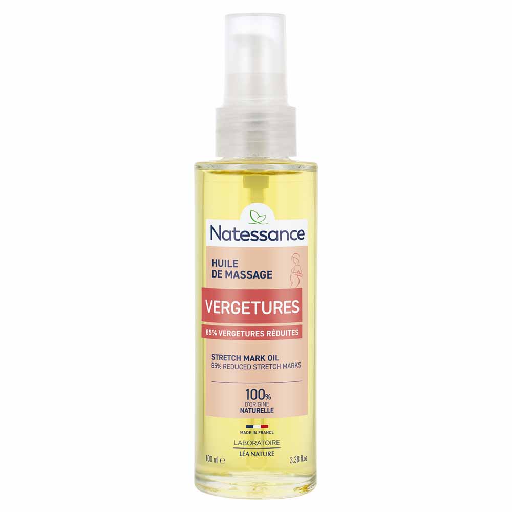 Natessance Huile de Massage Vergetures 100ml
