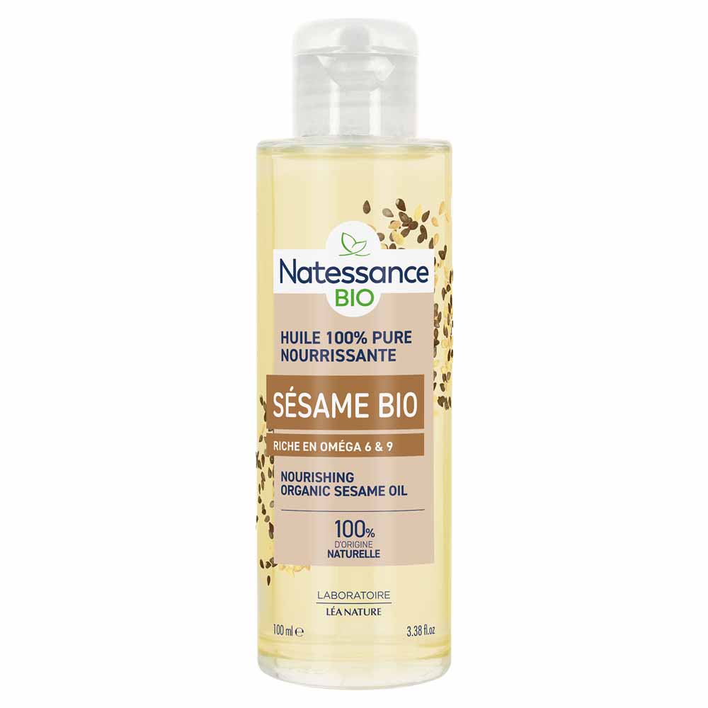 Natessance Huile De Sesame Bio Huile Pure Nourrissante 100ml