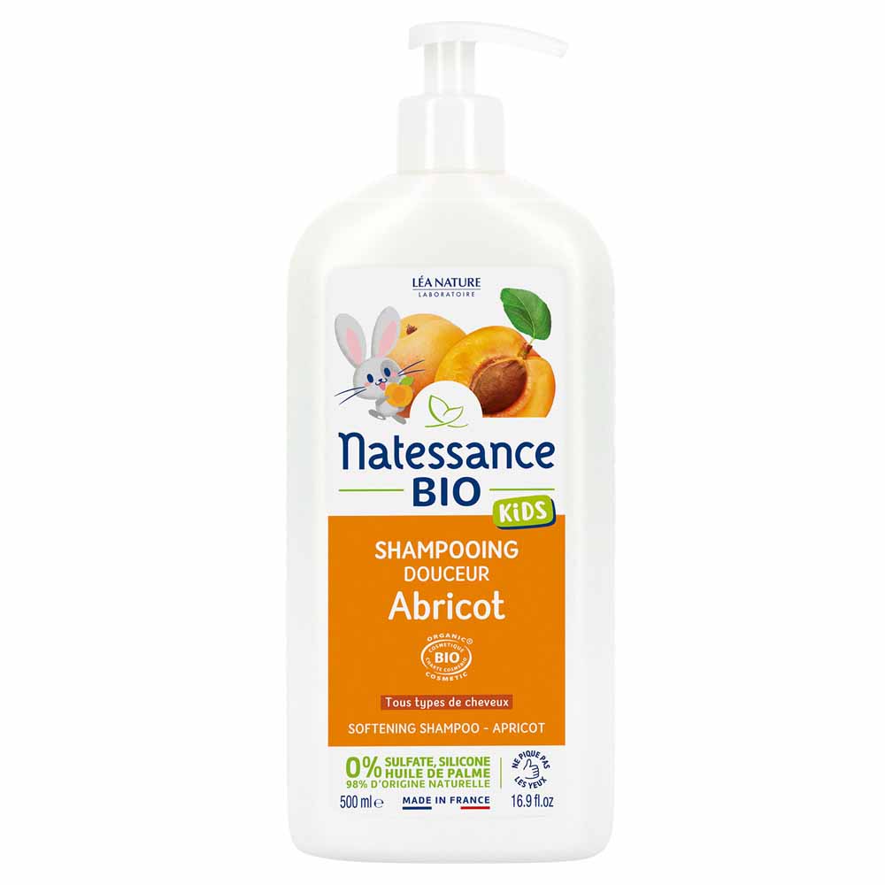 Shampooing A L'abricot 500 ml Kids Natessance