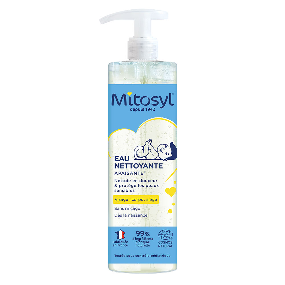 Mitosyl Eau Nettoyante Sans Rinçage Dès La Naissance Peau Normale 500ml