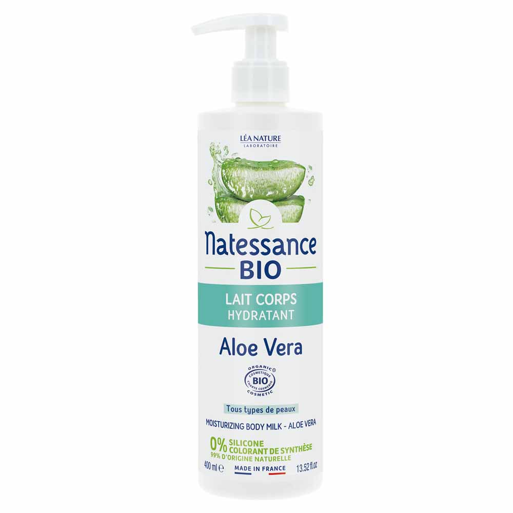 Natessance Lait corps hydratant Aloe vera Bio 400ml
