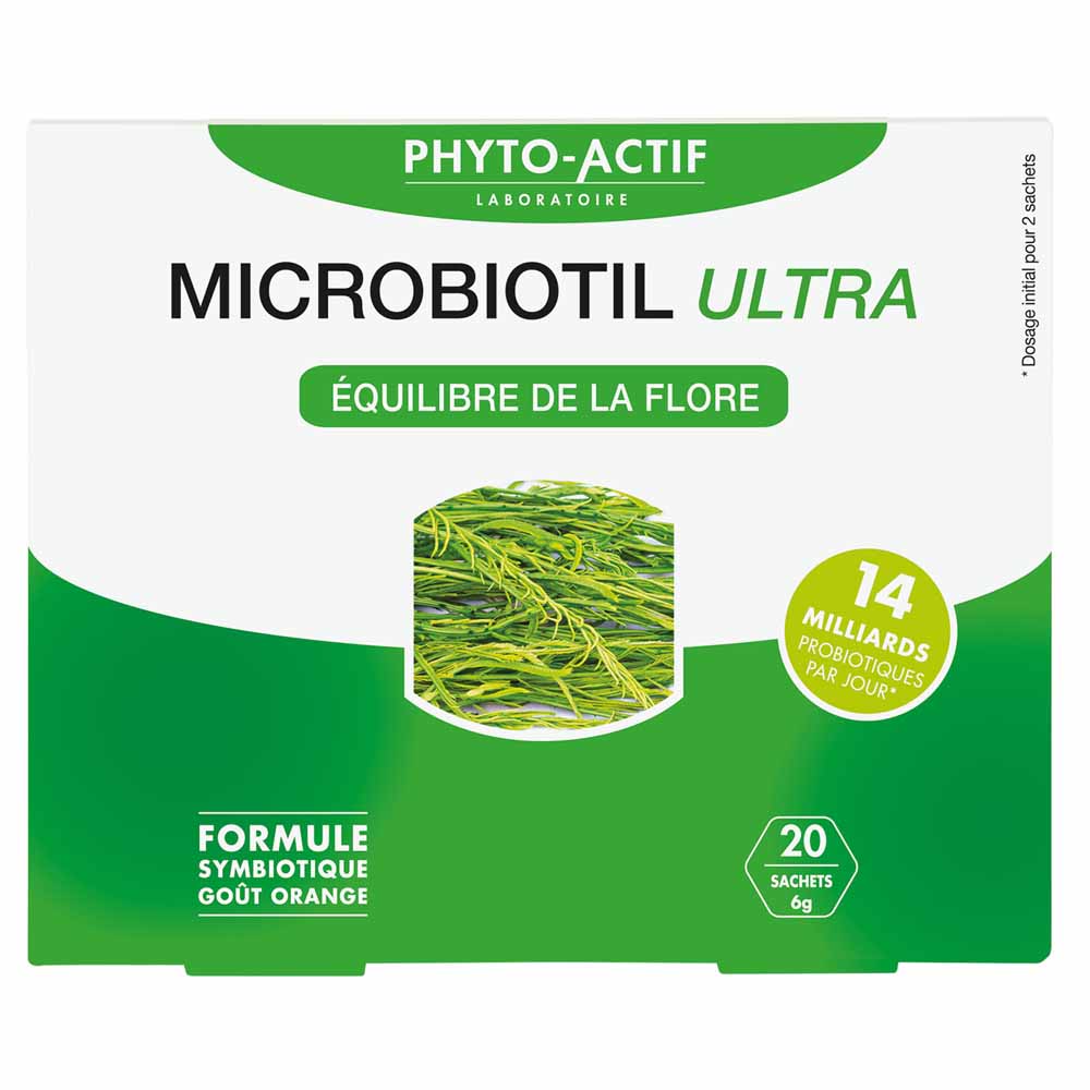Probiotil Ultra Bio 20 Sachets Ferments lactiques Phyto-Actif