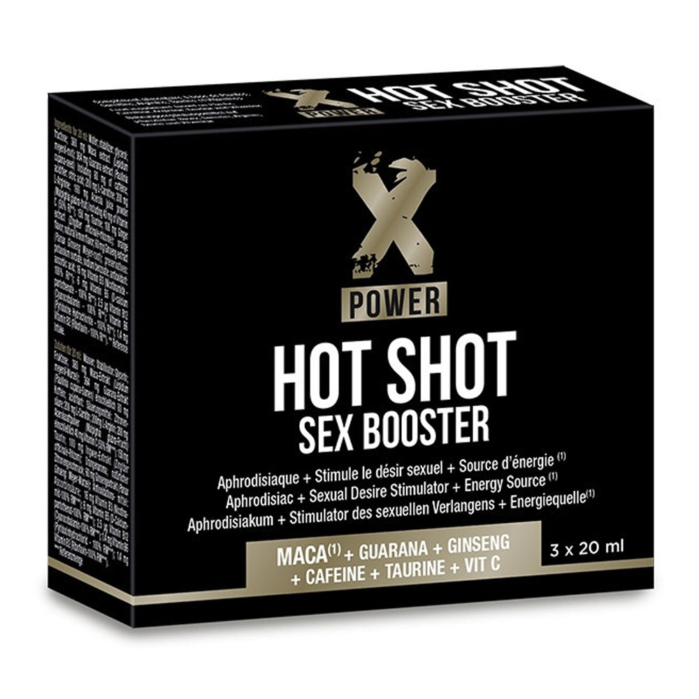 X Power Hot Shot Sex Booster 3x20ml