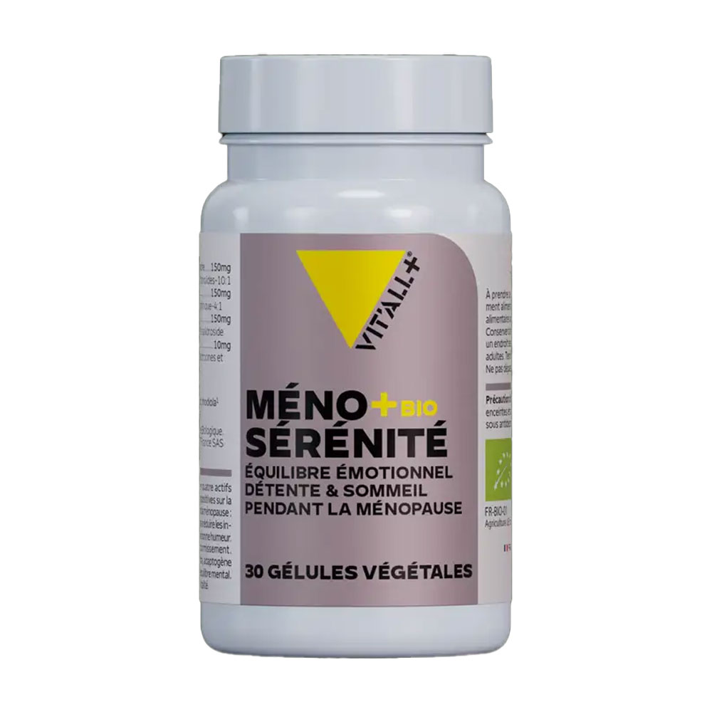Vit'All+ Méno+ Sérénité Bio Equilibre émotionnel 30 gélules