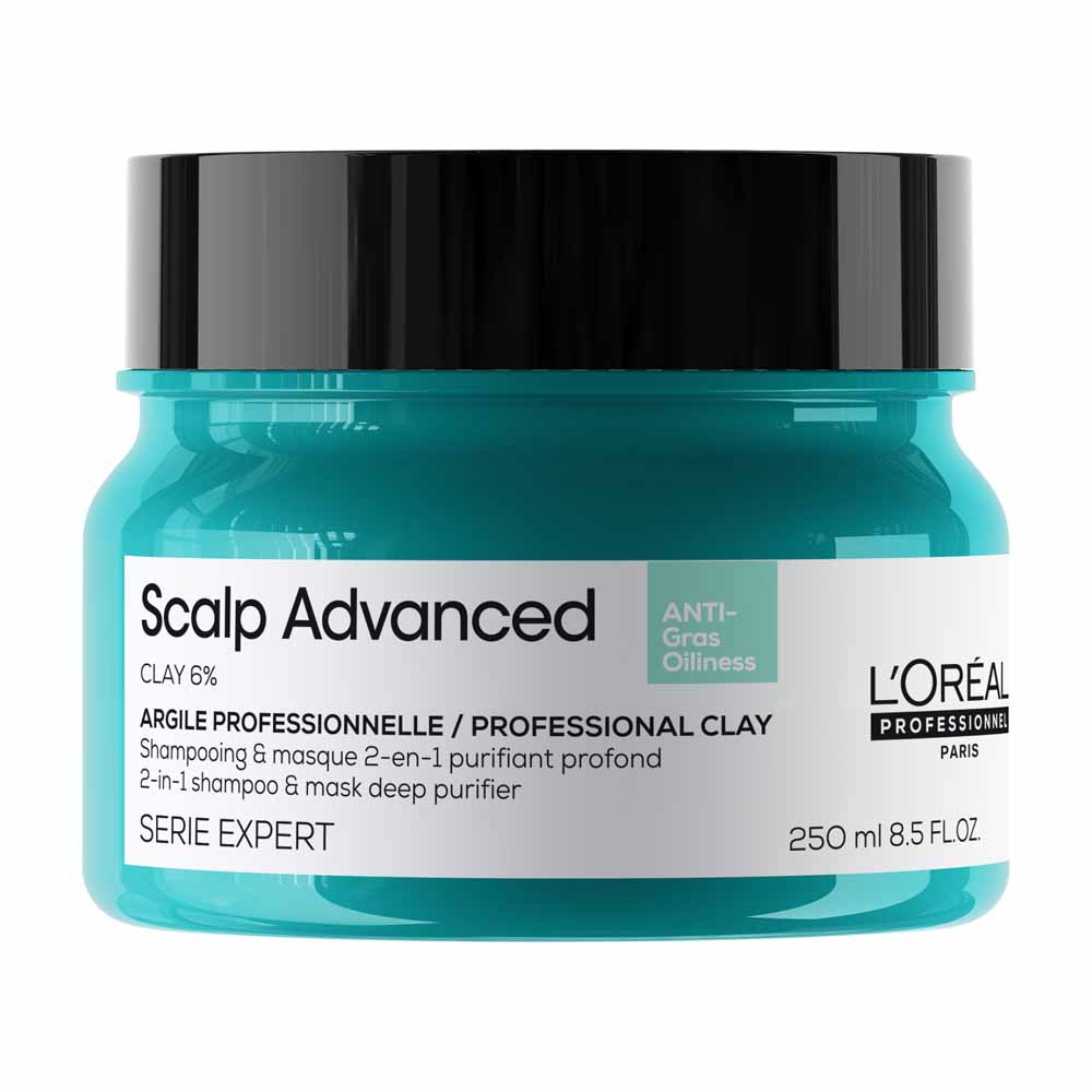 L'Oréal Professionnel Scalp Advanced Argile 2-En-1 Purifiante Anti-Gras 250ml
