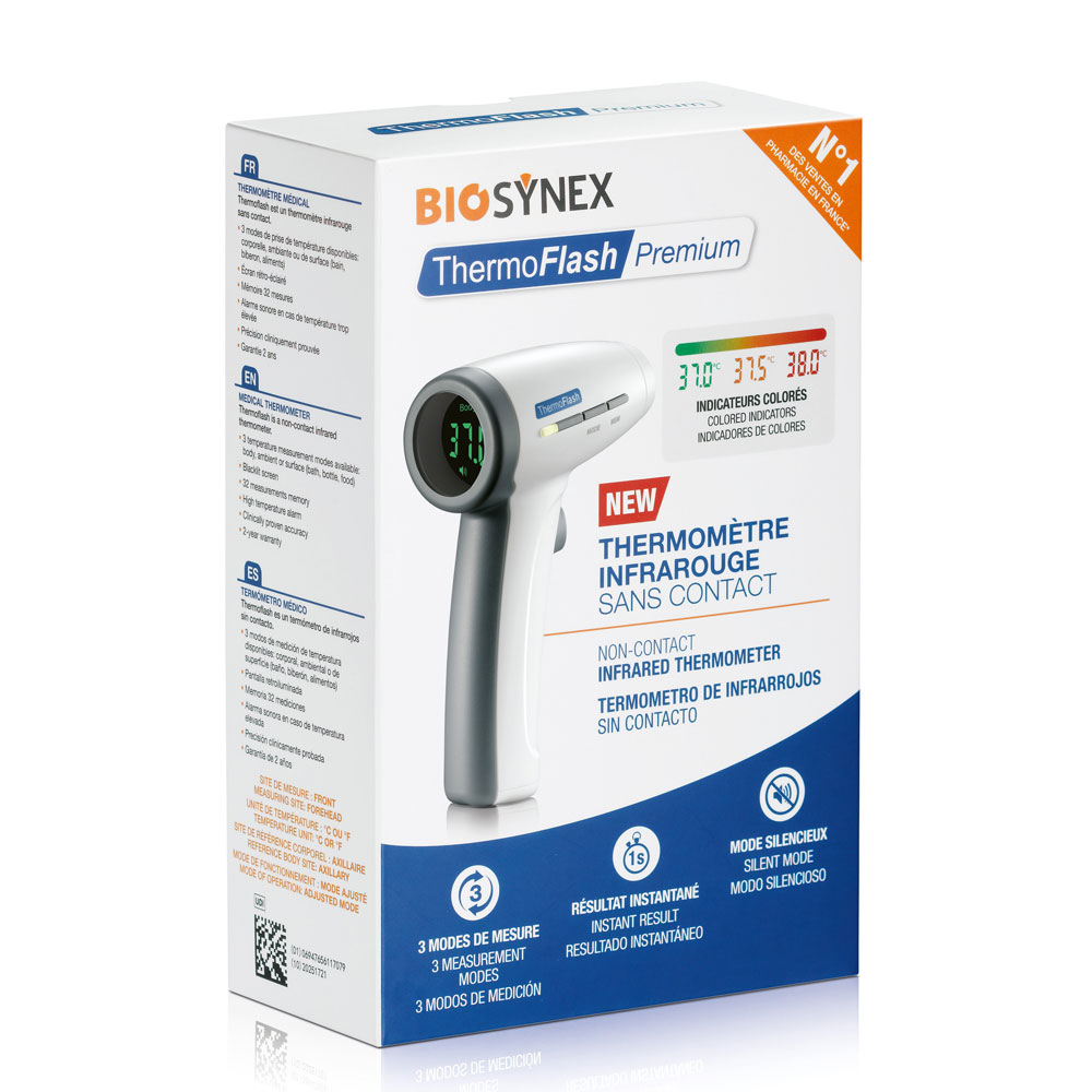 Biosynex Thermoflash Premium Thermomètre Sans Contact
