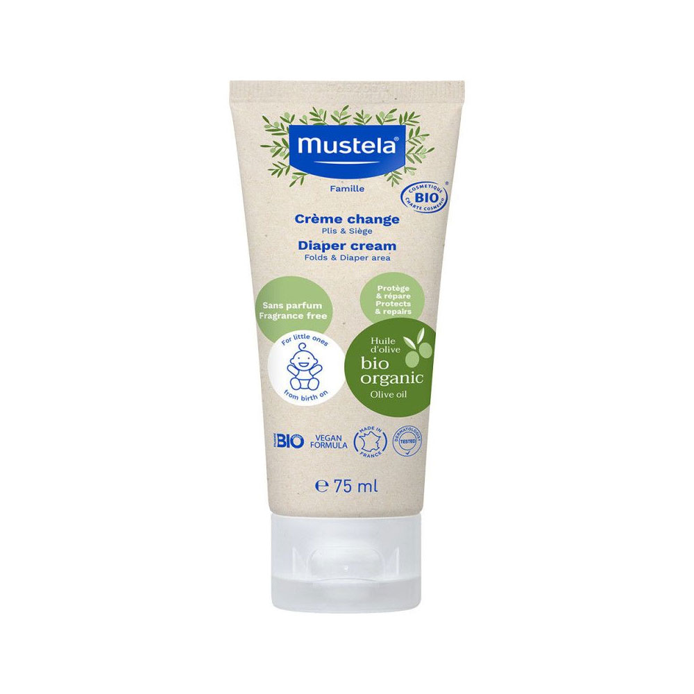 Mustela Crème Change Bio Sans parfum Dès La Naissance 75ml