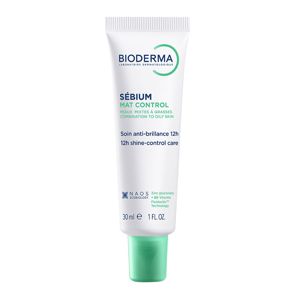 Bioderma Sebium Mat Control Soin Anti-brillance 12h Peaux mixtes à grasses 30ml