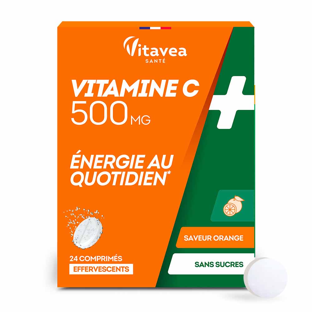Vitavea Santé Vitamine C 500mg Energie au Quotidien x24 comprimés effervescents