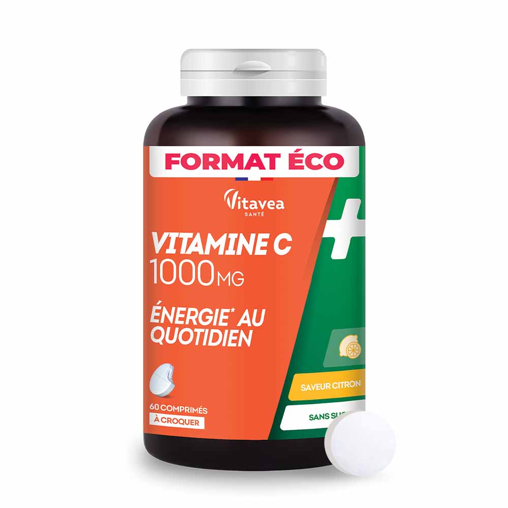 Vitavea Santé Vitamine C 1000 mg Energie au quotidien 60 comprimés