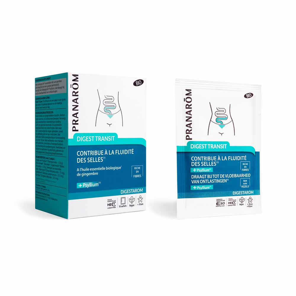 Pranarôm Digestarom Digest Transit Aux Huiles Essentielles Bio 10 Sachets