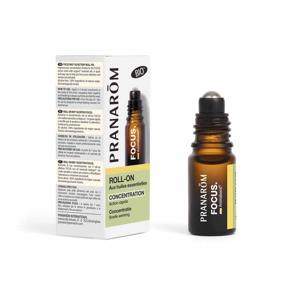 Pranarôm Aromaboost Roll-On Focus Bio 5ml
