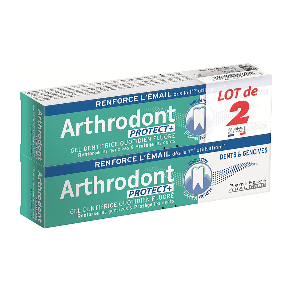 Protect Gel Dentifrice Dents Et Gencives 2x75ml Arthrodont