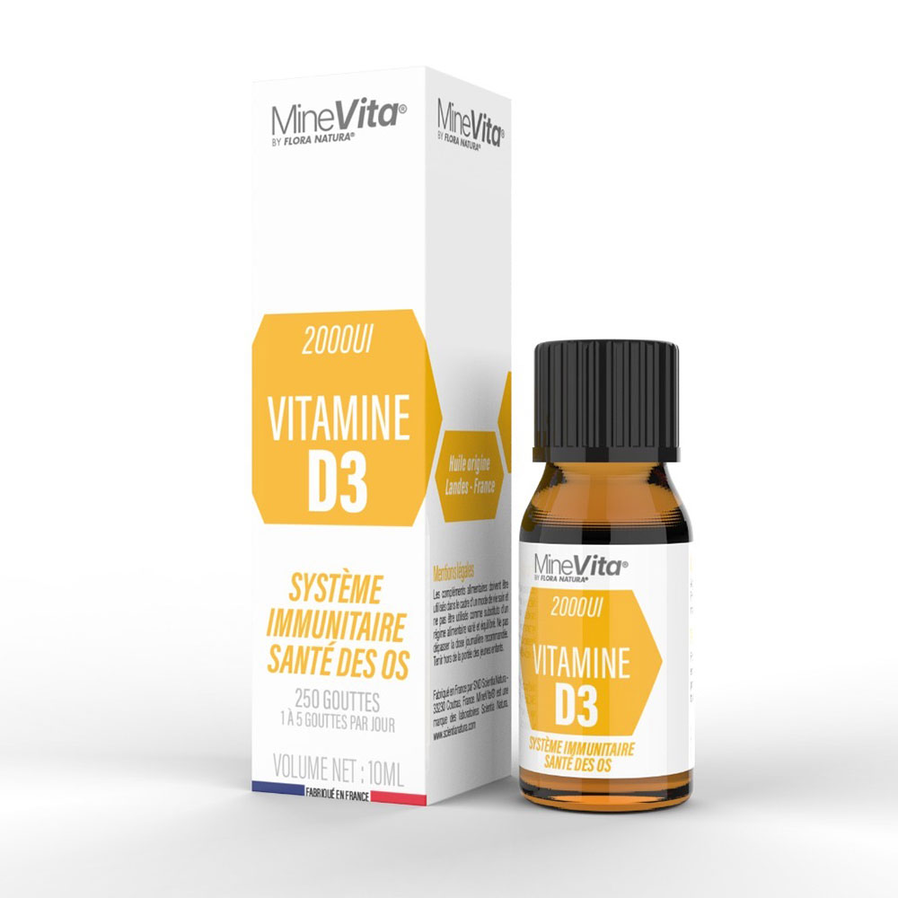 Flora Natura Minevita® Vitamine D3 2000UI 10ml