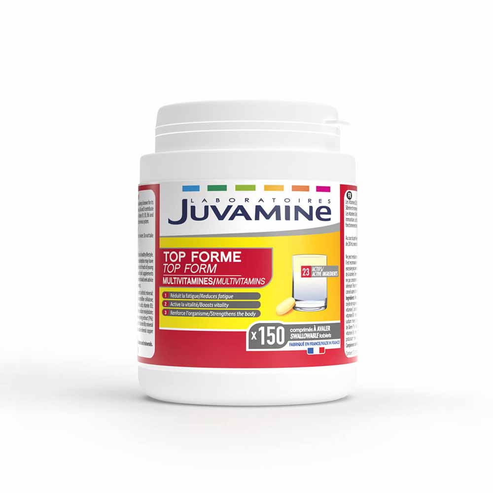 Juvamine Top Forme Multivitamines 23 Actifs 150 Comprimés