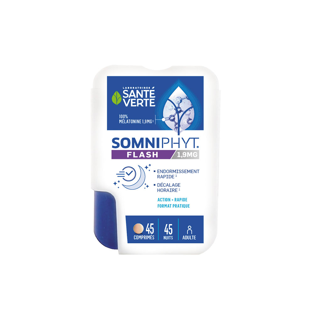 Somniphyt Go 45 Comprimes Mélatonine 1,9mg Sante Verte