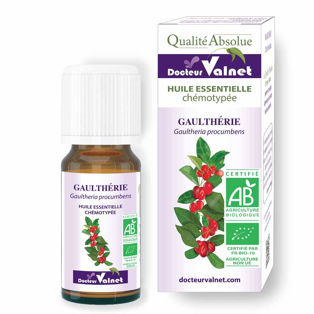 Dr. Valnet Huile essentielle de Gaulthérie 10ml