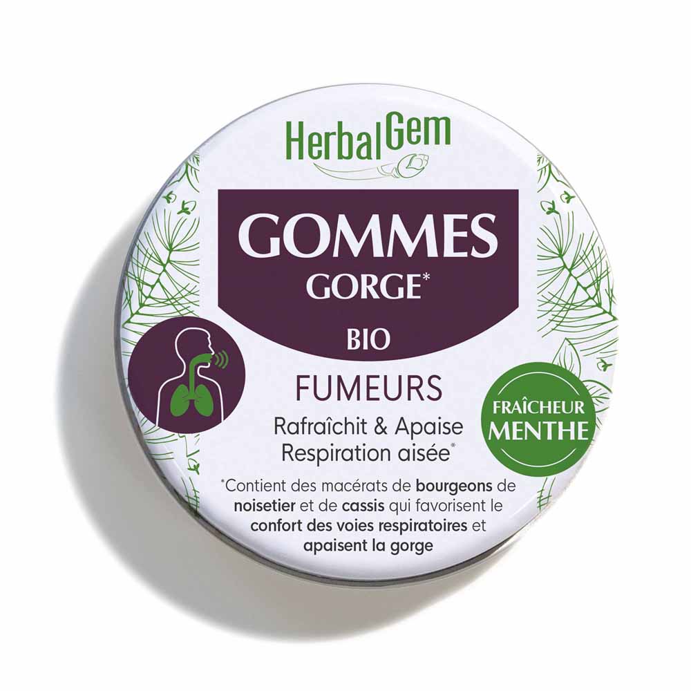 Herbalgem Gommes Gorge Fumeurs Bio 45g