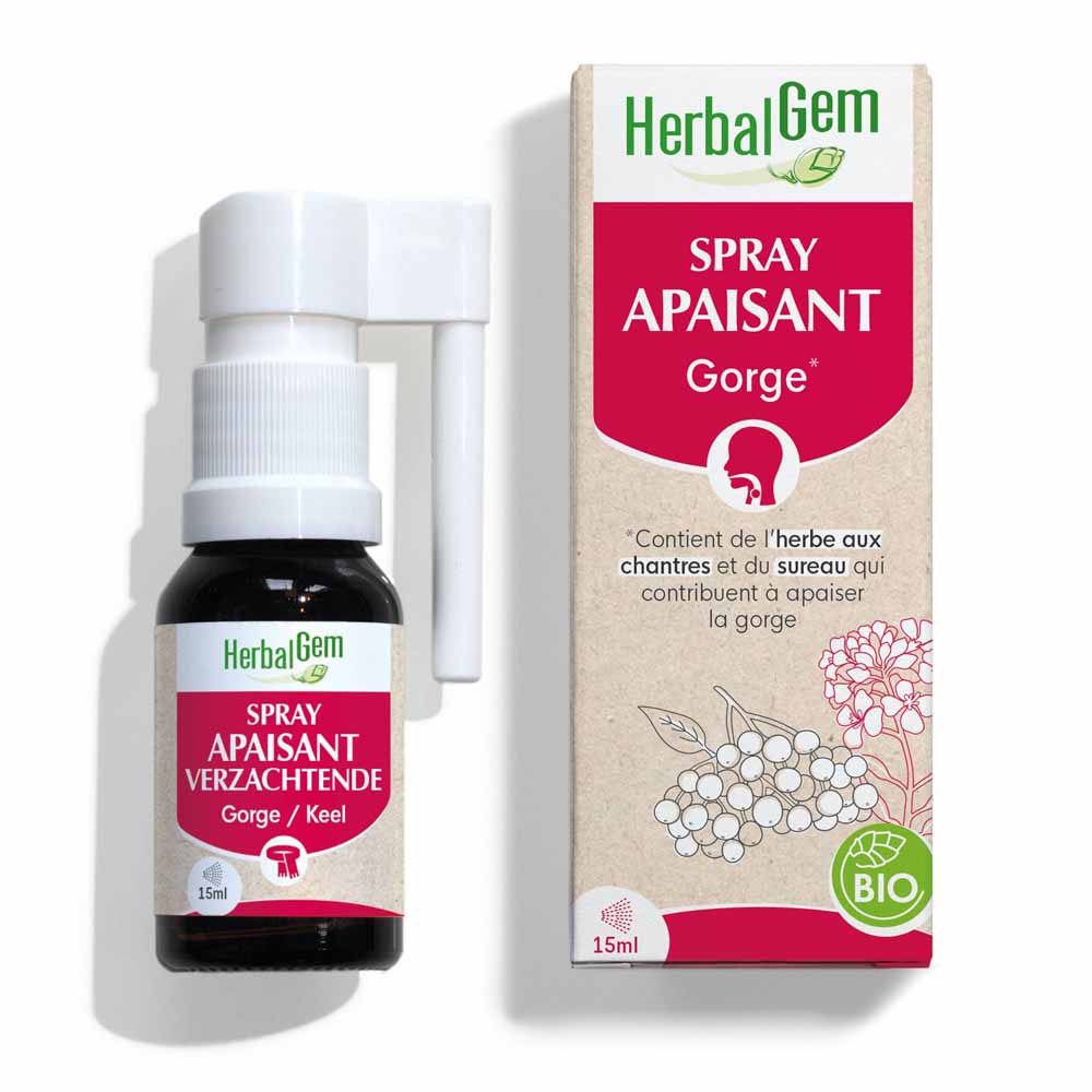 Herbalgem Spray Gorge Apaisant Bio 15ml