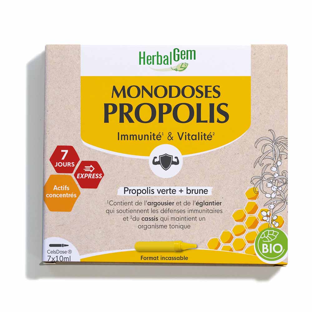 Herbalgem Monodoses de Propolis Bio 70ml