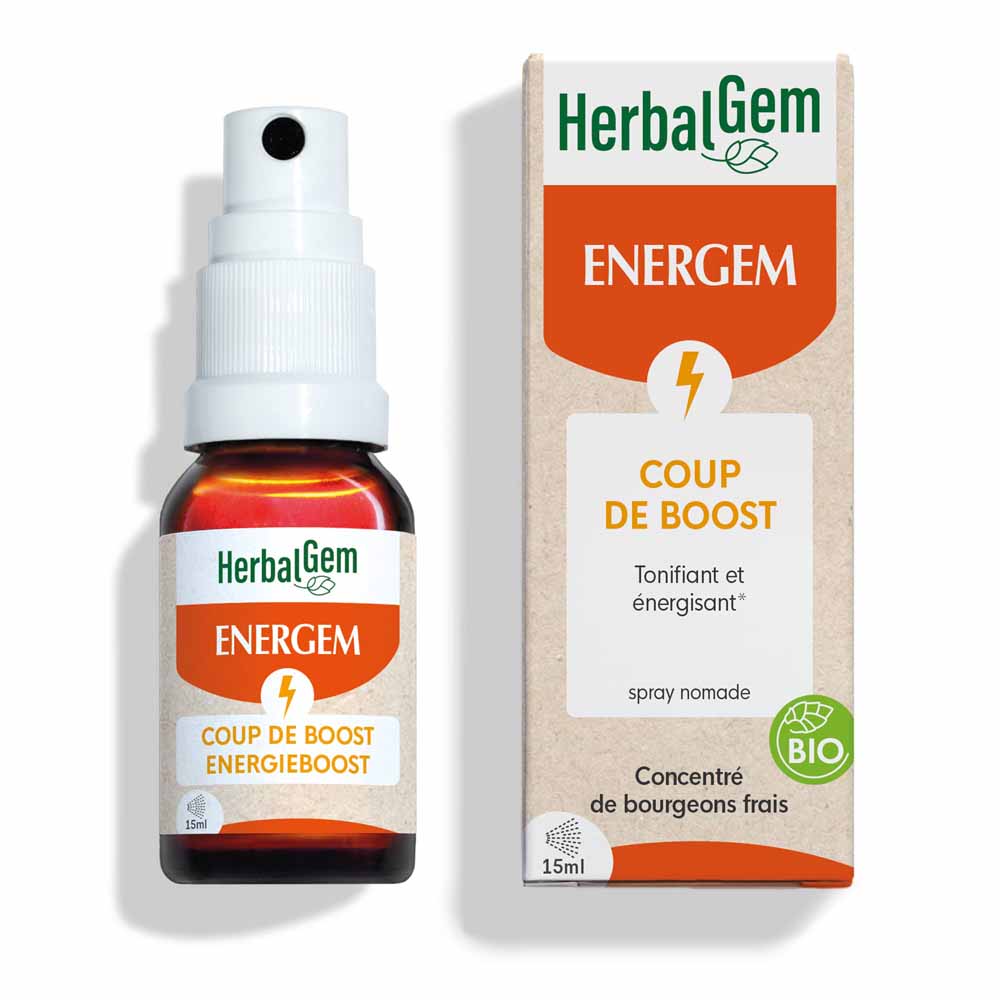 Herbalgem Complexes De Gemmotherapie Energem Coup De Boost Spray Bio 15ml