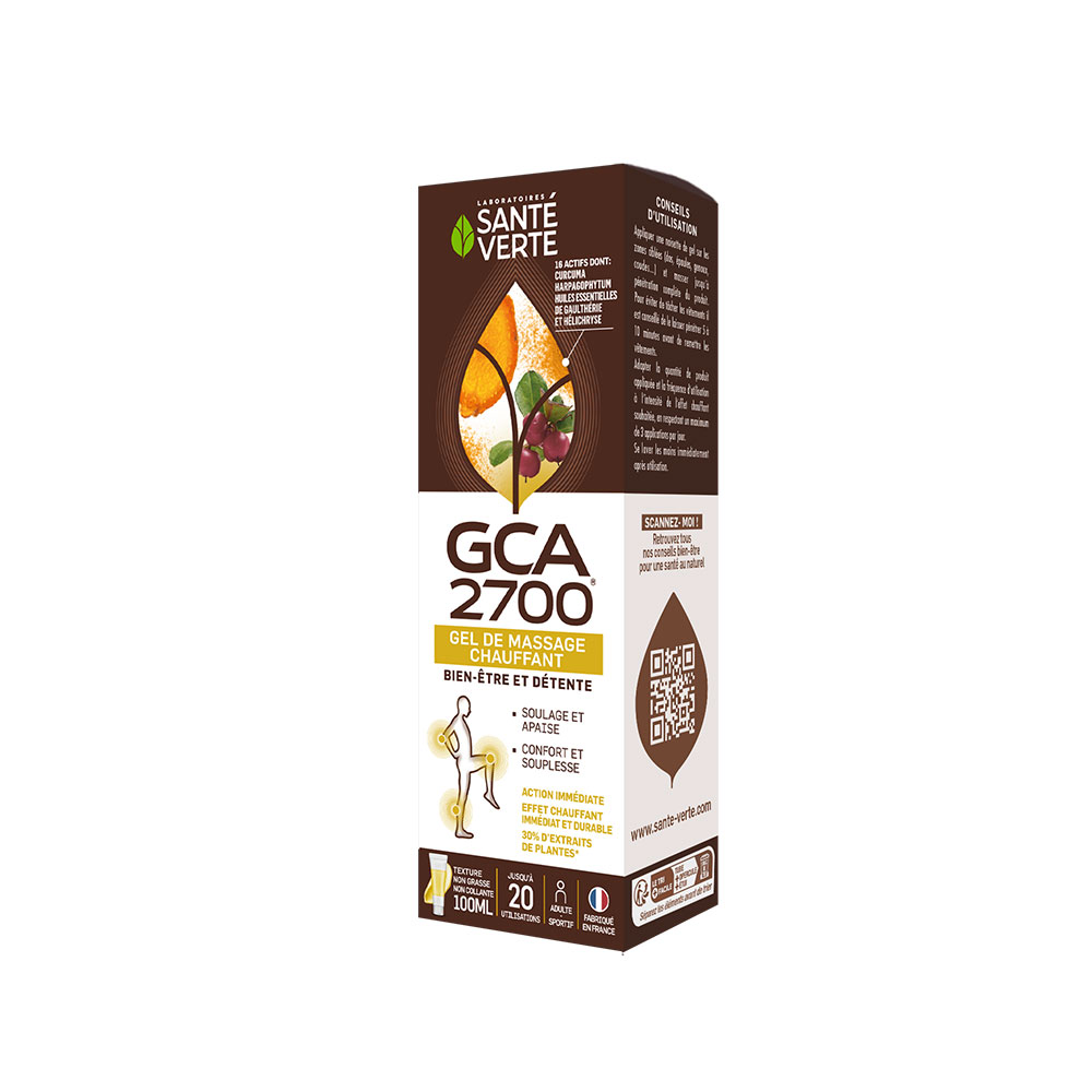 Sante Verte GCA 2700 Gel De Massage Chauffant 100ml