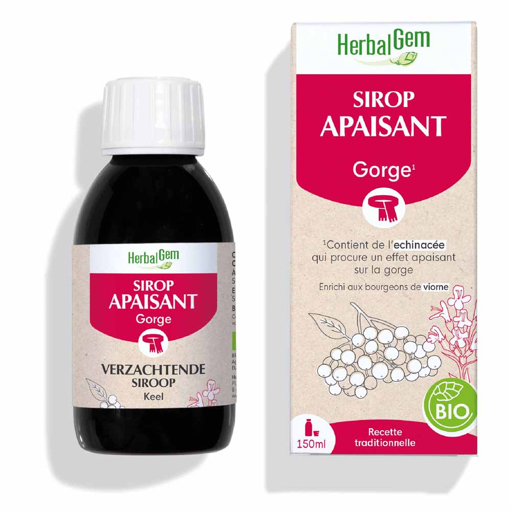 Refroidissements Bio 150ml Sirop Gorge Herbalgem