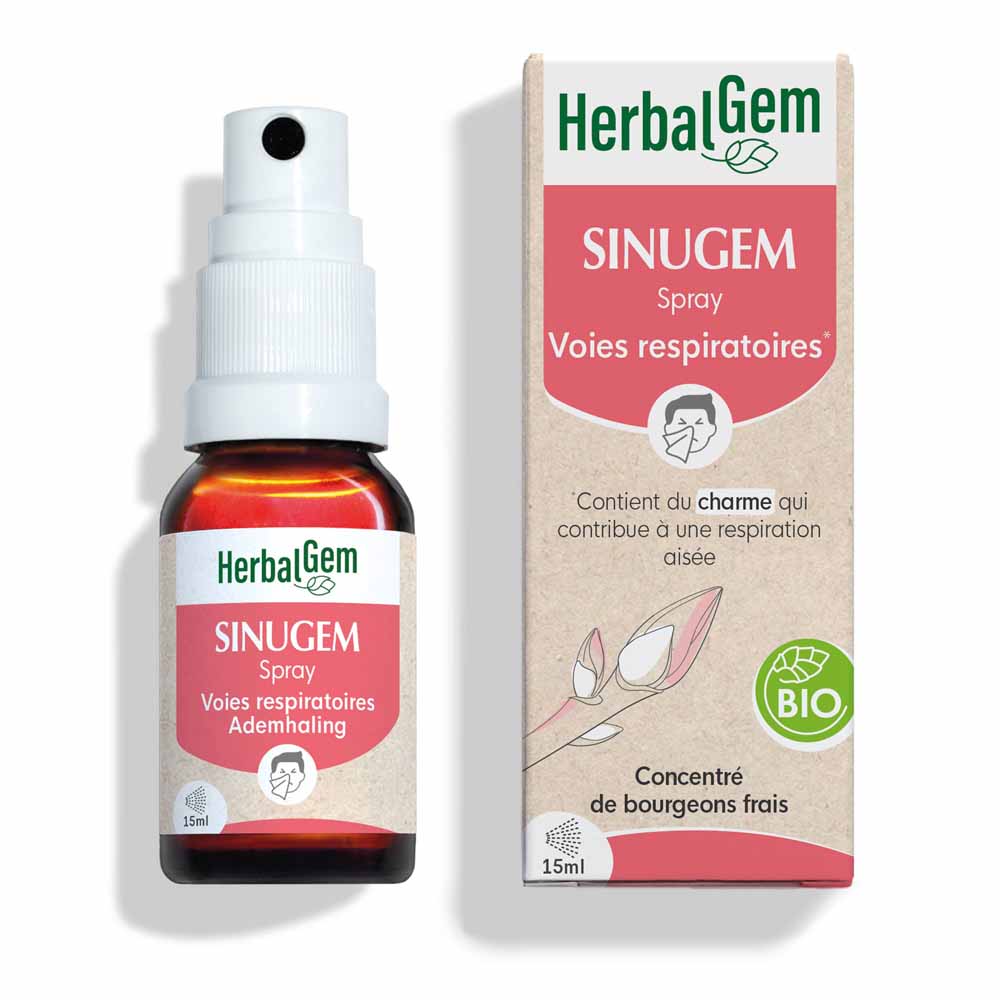 Herbalgem Complexes De Gemmotherapie Sinugem Bio Spray Voies Respiratoires 15ml