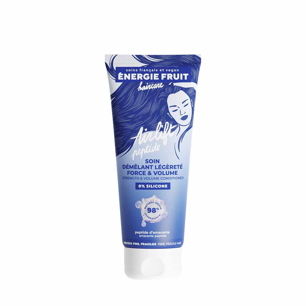 Energie Fruit Airlift Peptide Soin Démêlant Force et Volume Cheveux Fins et Fragiles 200ml