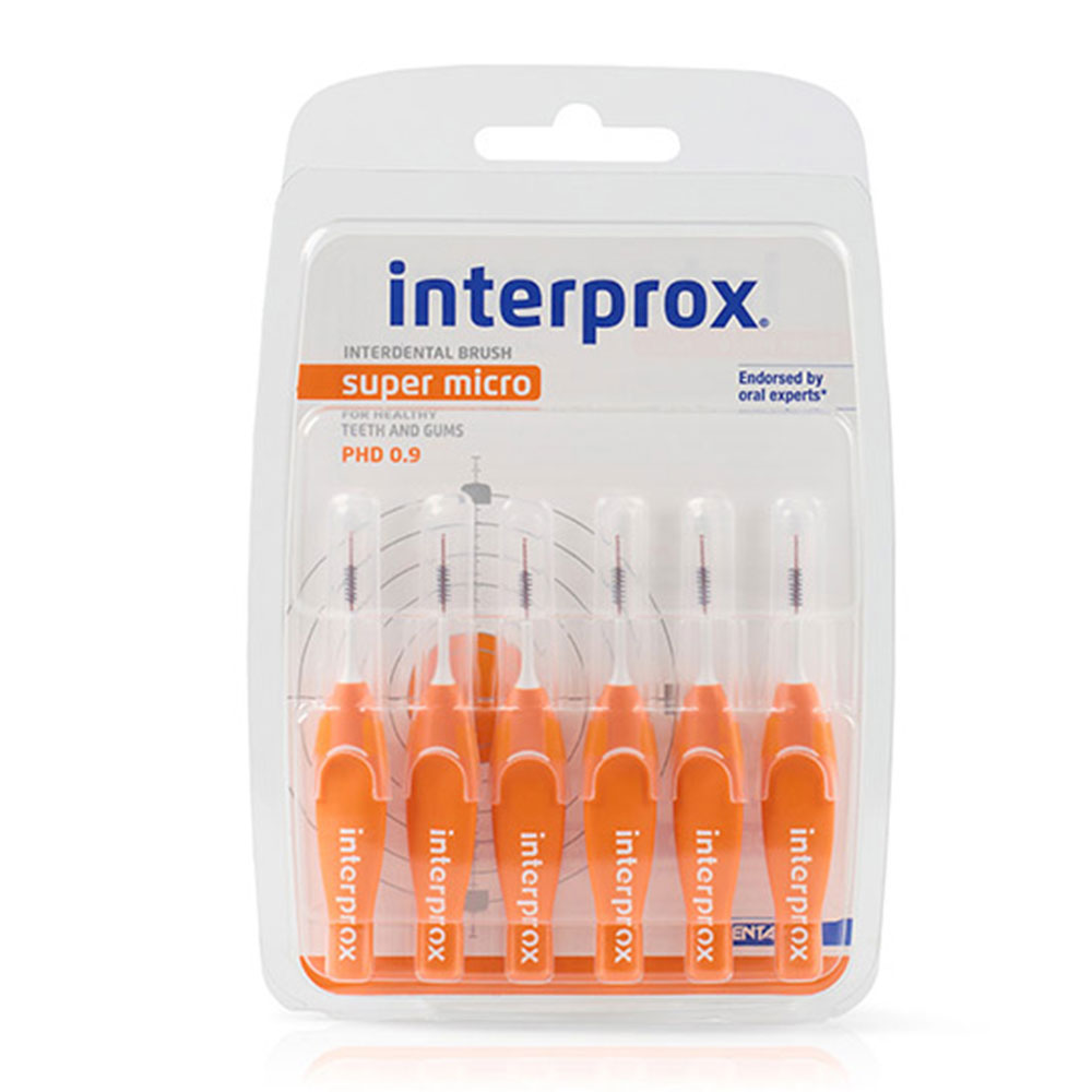 Interprox Super Micro Brossettes Interdentaires 0,9mm x6