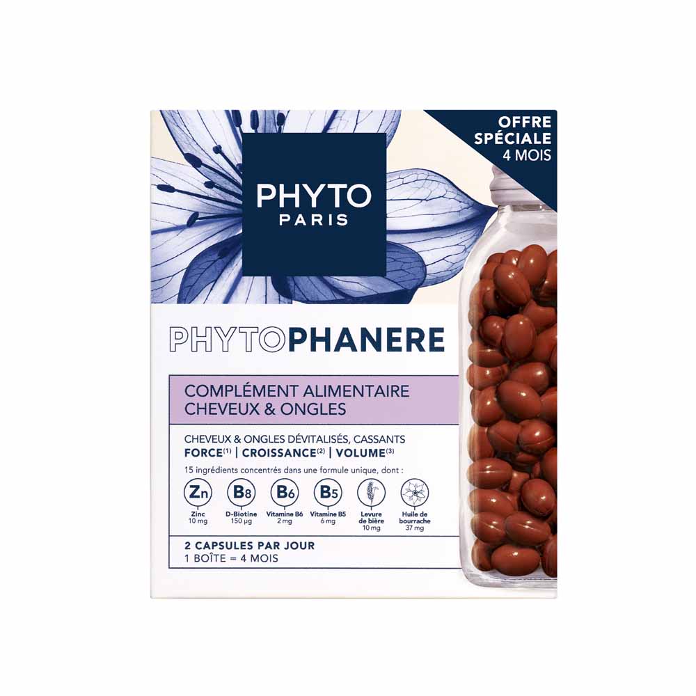 Cheveux Et Ongles 2x120 Capsules Phytophanere Phyto