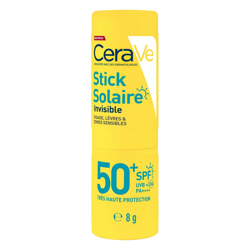 Cerave Stick Solaire Invisible SPF50+ Haute Protection 8g
