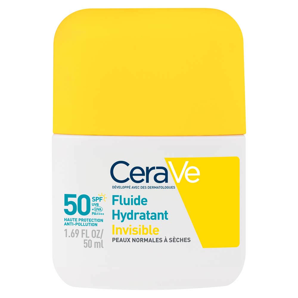 Cerave Fluide Hydratant Invisible SPF50 Haute Protection visage 50ml