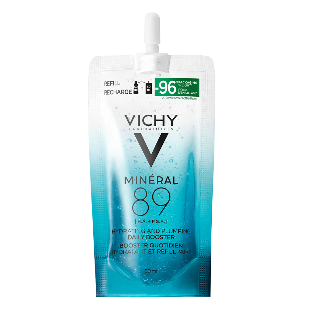 Vichy Mineral 89 Recharge Sérum Booster Quotidien Fortifiant et Repulpant à L'acide hyaluronique 50ml
