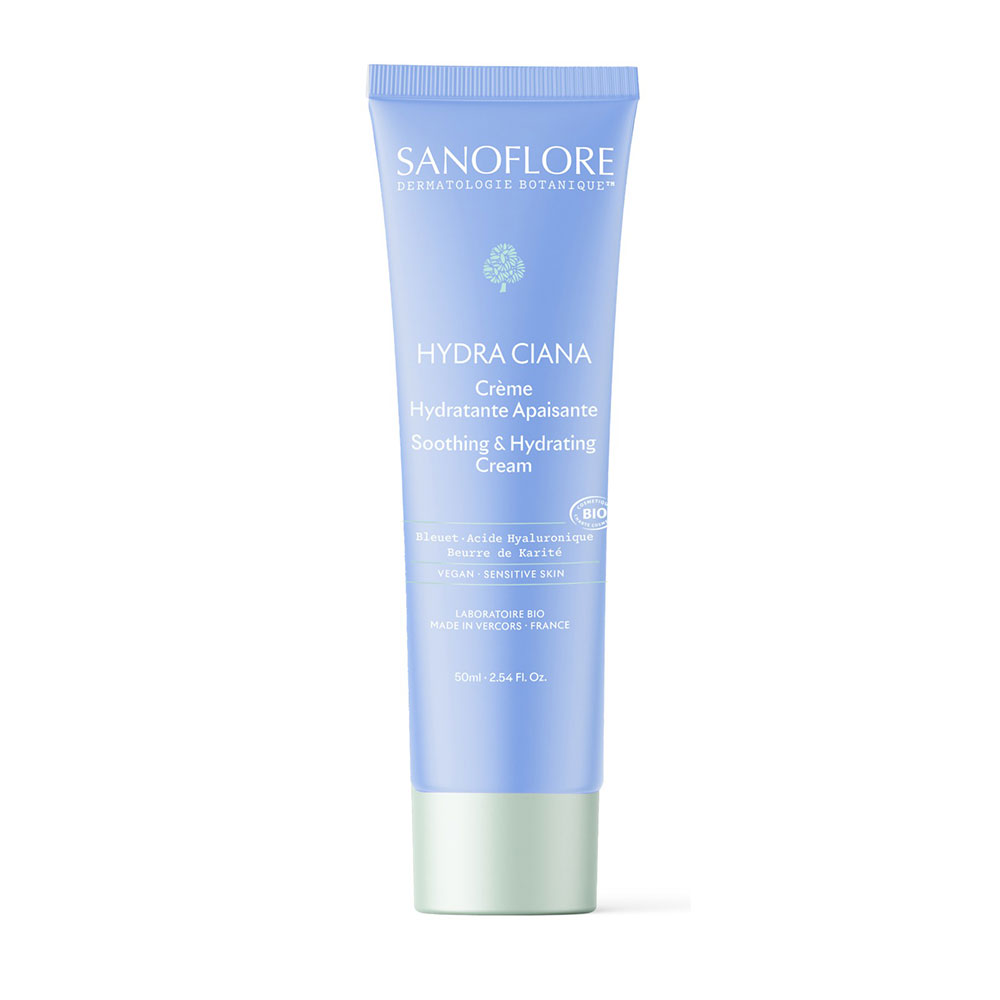Sanoflore Hydra Ciana Crème Hydratante Apaisante Bio 50ml