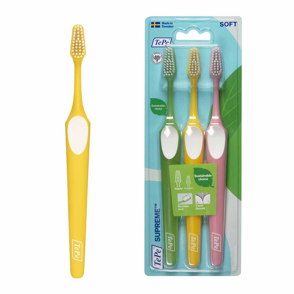 TePe Supreme Soft Brosses à Dents Souples x3