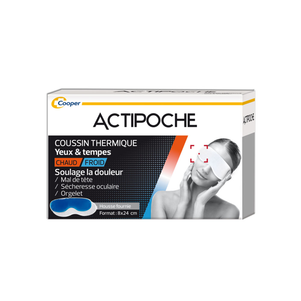 Actipoche Coussin Thermique Masque Yeux Et Tempes