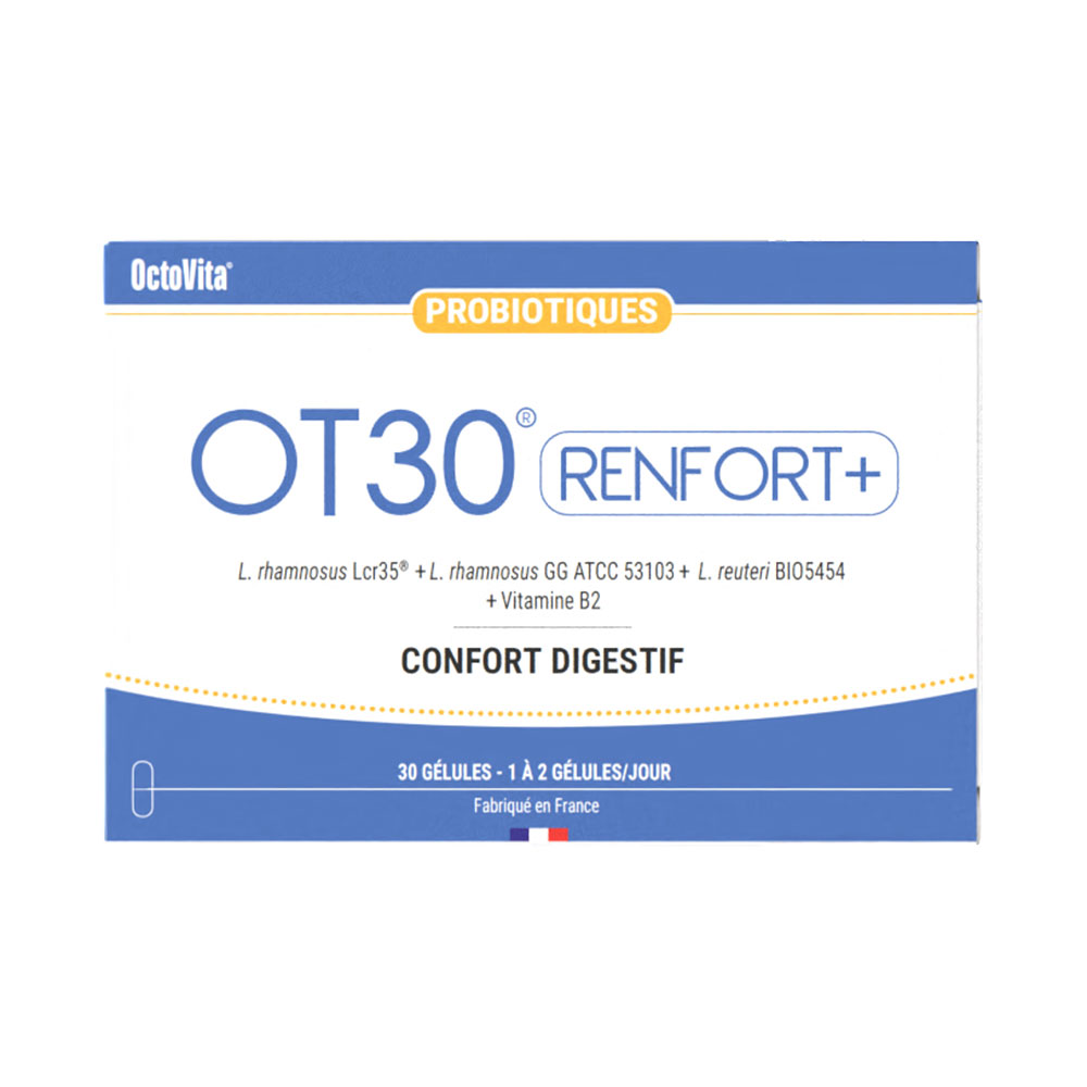 OctoVita OT30 RENFORT+ Probiotiques 30 gélules