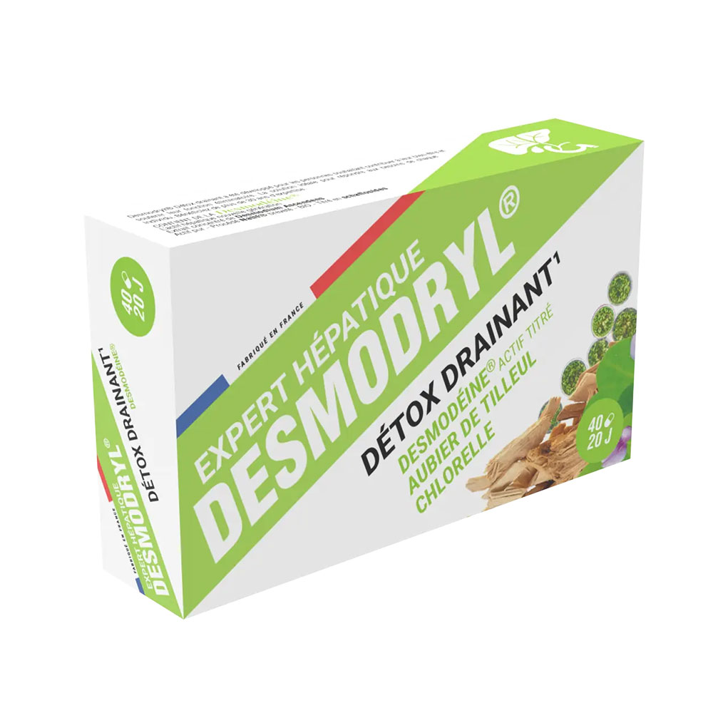 Flora Natura Desmodryl® Détox drainant 40 gélules
