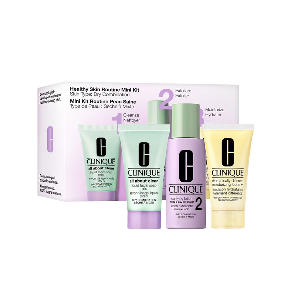 Clinique Kit Peau Saine Basic 3 Temps™ Peaux sèches à mixtes
