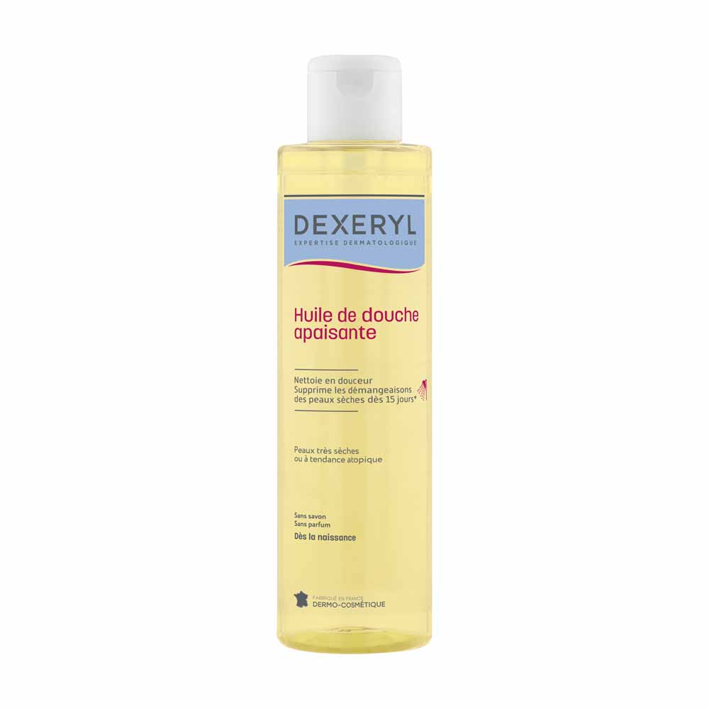 Dexeryl Huile de Douche Apaisante Peaux très sèches ou à tendance atopiques 200ml