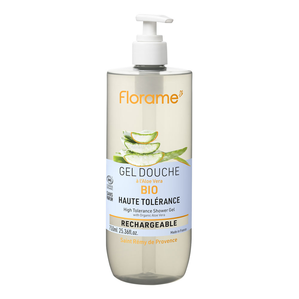 Florame Gel Douche De Provence Haute Tolérance Bio Aloe Vera 750ml
